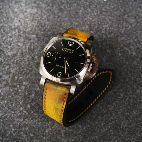 panerai radiomir leather strap|Panerai straps original.